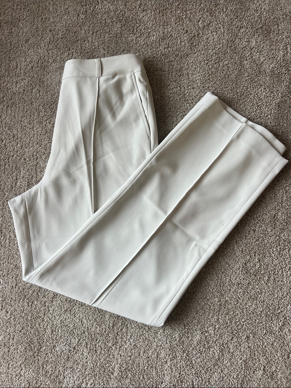 SPANX® Carefree Crepe Trouser with No-Show Coverage - Large Long